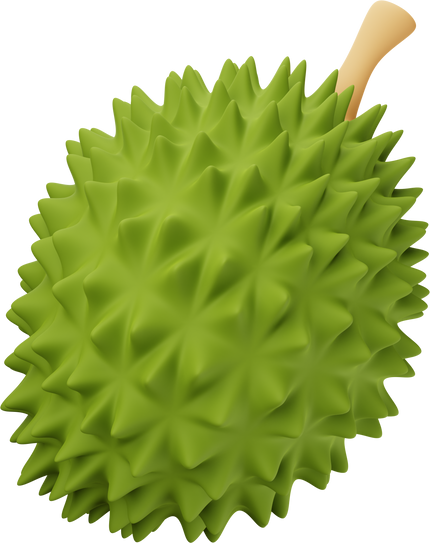 Durian 3d Illustration